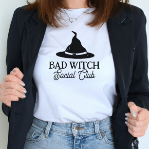 T-shirt Bad Witch Social Club Femmes Halloween