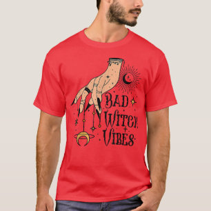 T-shirt Bad Witch Vibes Vintage Witchy Witch Maman Hallowe