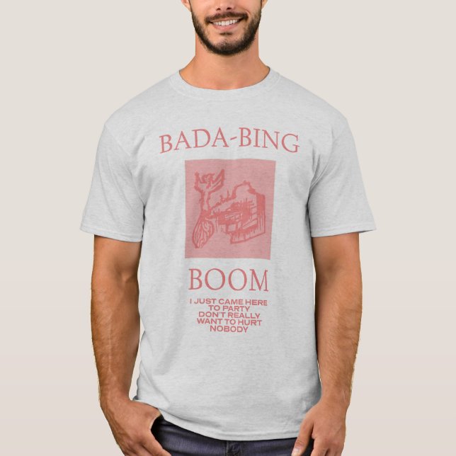 T-shirt BADA-BING BOOM Ghoul (Devant)