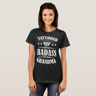 T-SHIRT BADASES TATTOUÉS GRANDMA, BADASES, GRANDMA