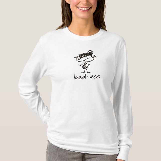 T-shirt badass (Devant)