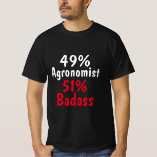 T-shirt Badass agronomiste