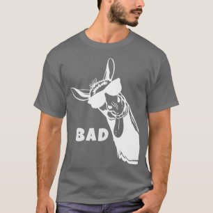 T-shirt Badass Donkey Funny Pun Graphisme Nouveauté déprim