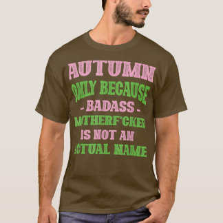 T-shirt Badass Nom d'automne unique Surnom Quirky Papa Jok