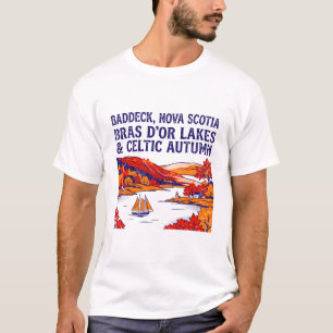T-shirt Baddeck Nouvelle-Écosse Bras D'Or Lacs