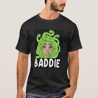 T-shirt Baddie Tête De Medusa À La Mode Pour Les Filles Ad