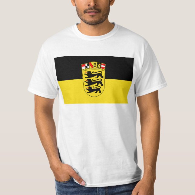 T-shirt Bade-Wurtemberg (état, plus grands bras), (Devant)