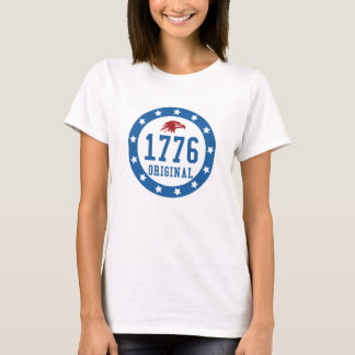 T-shirt Badge 4 juillet 1776 Original
