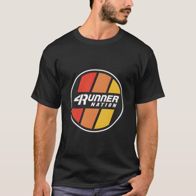 T-shirt Badge 4Runner Nation Trd Stripe (Devant)