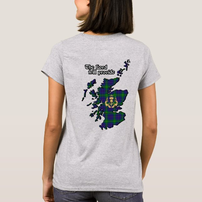 T-shirt Badge Boyle Clan et Tartan femmes (Dos)