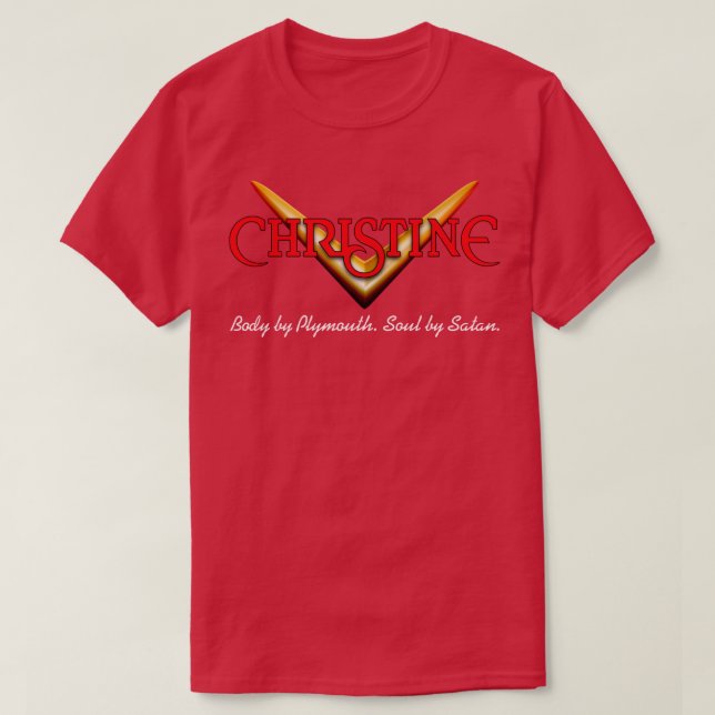 T-shirt Badge CHRISTINE (Design devant)