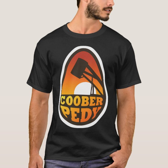 T-shirt Badge Coober Pedy (Devant)