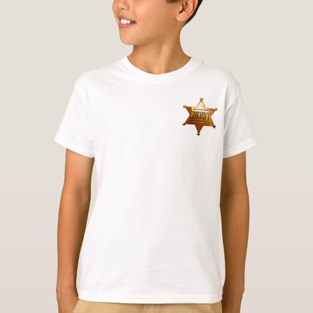 T-shirt Badge d'Antique Sheriff (Devant)