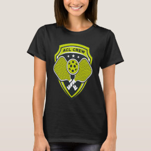 T-shirt Badge de blessure du club de pickleball Acl Crew p
