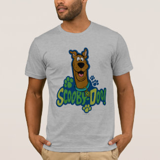 T-shirt Badge de caractère Empreinte de patte Scooby-Doo