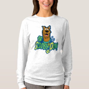 T-shirt Badge de caractère Empreinte de patte Scooby-Doo