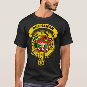T-shirt Badge de clan Buchanan Tartan