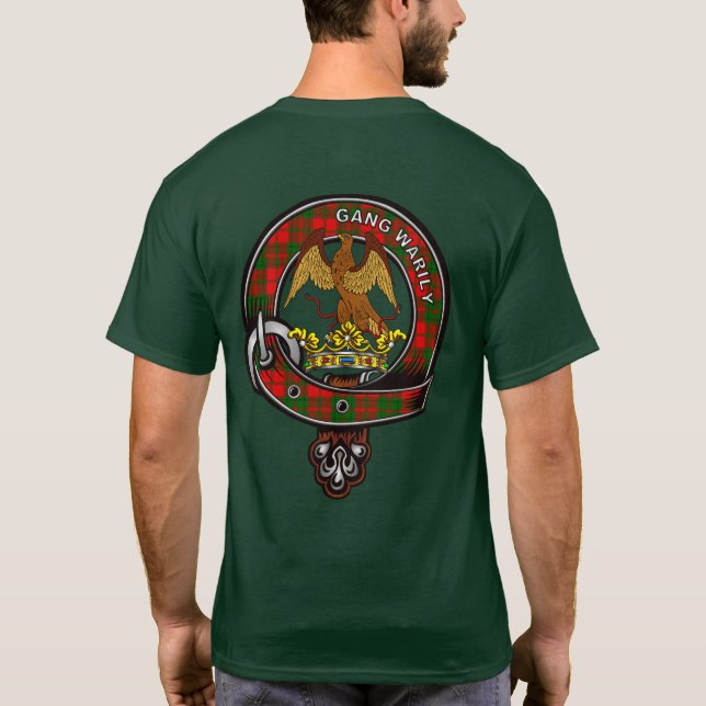 T-shirt Badge de clan de tammond Tartan (Dos)