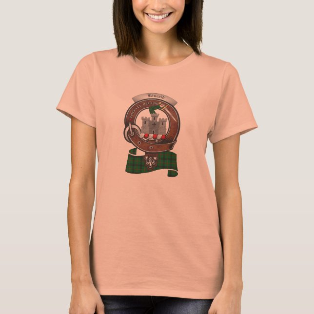 T-shirt Badge de clan Kincaid pour femmes (Devant)