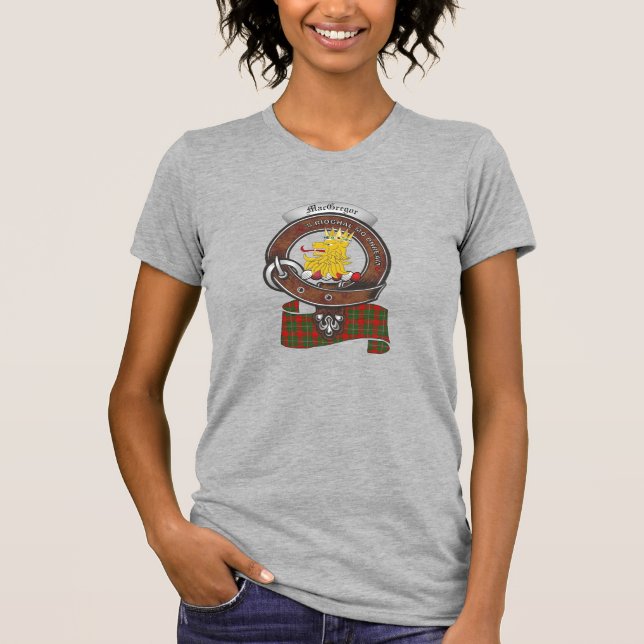 T-shirt Badge de clan MacGregor pour femmes (Devant)