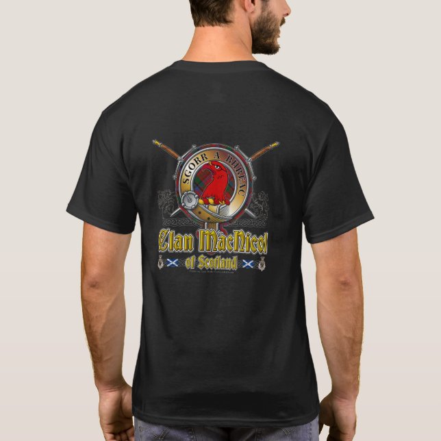 T-shirt Badge de clan MacNicol (Dos)