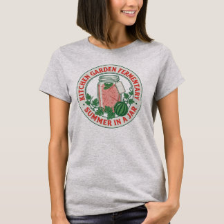 T-shirt Badge de Fermentation Vintage | Jardin de Cuisine