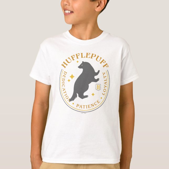 T-shirt Badge de fierté de la maison HUFFLEPUFF™ (Devant)