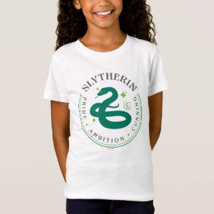 T-Shirt Badge de fierté de la maison serpent vert SLYTHERI