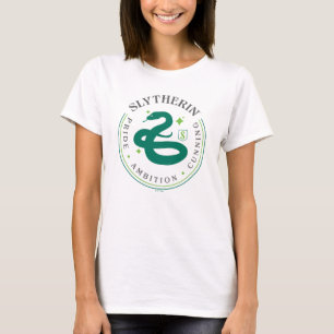T-shirt Badge de fierté de la maison serpent vert SLYTHERI