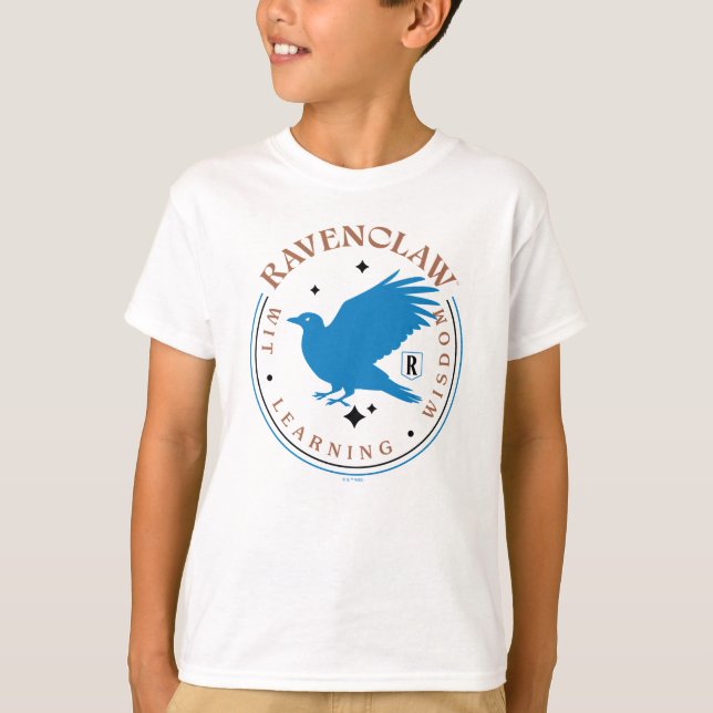 T-shirt Badge de fierté RAVENCLAW™ Blue Eagle House (Devant)