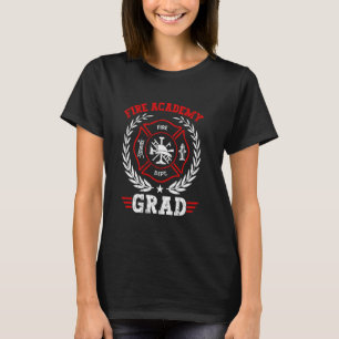 T-shirt Badge de fin d'études de l'Académie du feu Futur p