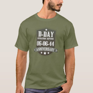 T-shirt Badge de l'anniversaire du jour J