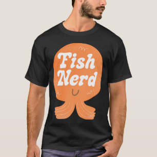 T-shirt Badge de nerd de poisson