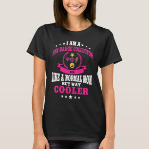 T-shirt Badge De Pin Collecte Mère Vêtements Pour Femmes