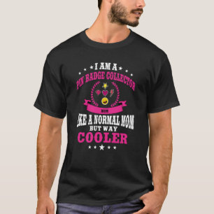 T-shirt Badge De Pin Collecte Mère Vêtements Pour Femmes
