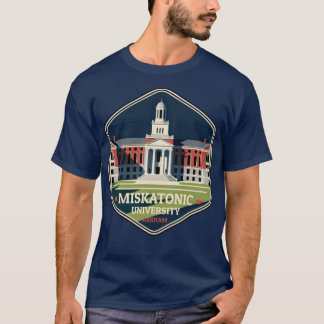 T-shirt Badge de voyage vintage de l'Université Miskatonic