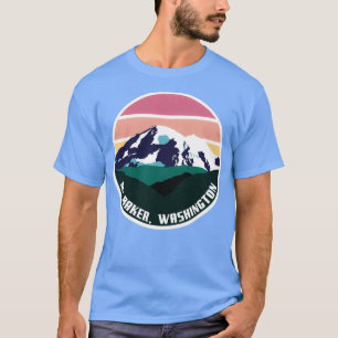 T-shirt Badge du parc national du Mont Baker Washington