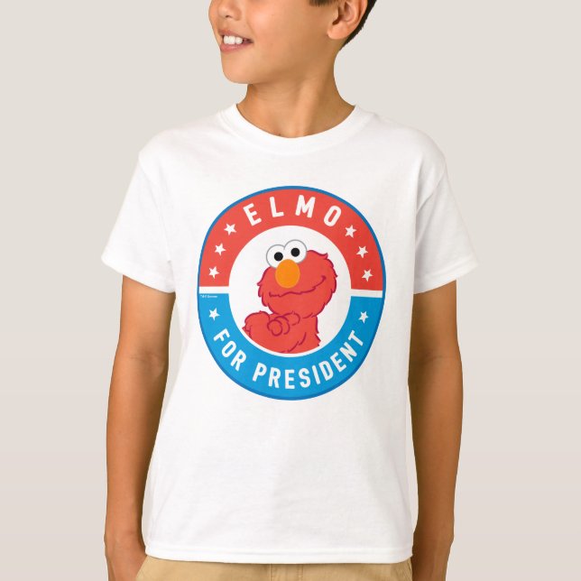T-shirt Badge Elmo pour Président (Devant)