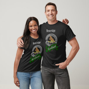 T-shirt Badge et tartan du clan Beveridge