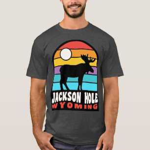 T-shirt Badge Jackson Hole Wyoming Moose