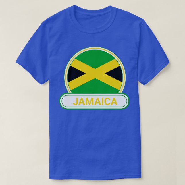 T-shirt Badge Jamaïque Jamaïque Jamaïque (Design devant)