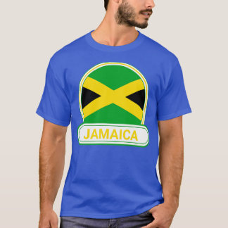 T-shirt Badge Jamaïque Jamaïque Jamaïque