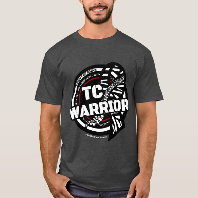 T-shirt Badge...Kyste de Tarlov (Devant)