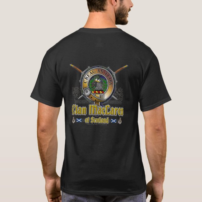 T-shirt Badge MacLaren Clan (Dos)