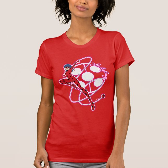 T-shirt Badge Miraculous Ladybug (Devant)