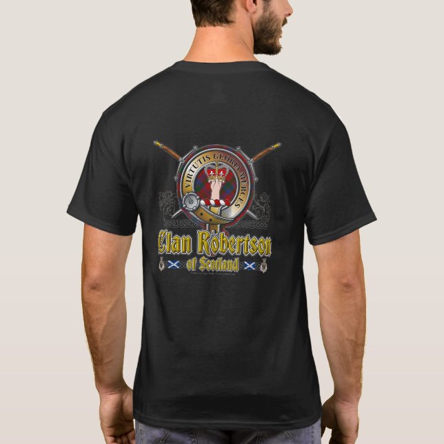 T-shirt Badge Robertson Clan (Dos)