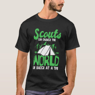 T-shirt Badge Scoutisme Nature Uniforme Scoutisme sauvage