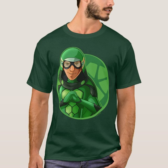 T-shirt Badge vert Carapace (Devant)