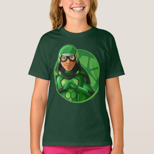 T-shirt Badge vert Carapace (Devant)