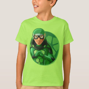 T-shirt Badge vert Carapace